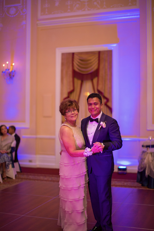 Malcolm sharing a dance with a loved one